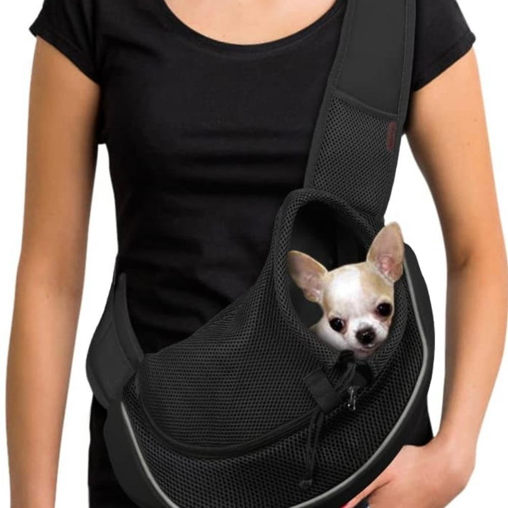 Black Pet Sling Carrier